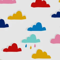 Joules Kids Whatever The Weather White And Rainbow Wallpaper -Home Improvement 13991846 1325003726006322