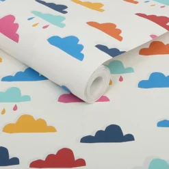 Joules Kids Whatever The Weather White And Rainbow Wallpaper -Home Improvement 13991846 9995003725952454