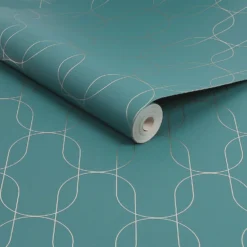 Superfresco Colours Eternity Teal Wallpaper -Home Improvement 13991883 4705003726288886