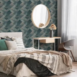 Superfresco Easy Kaleidoscope Emerald Wallpaper 9 Superfresco Easy Kaleidoscope Emerald Wallpaper -Home Improvement 13991892 1455003725839762