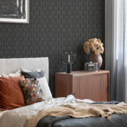 Superfresco Colours Eternity Black And Gold Wallpaper -Home Improvement 13991900 1985003725875234