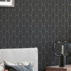 Superfresco Colours Eternity Black And Gold Wallpaper -Home Improvement 13991900 9765003725978425