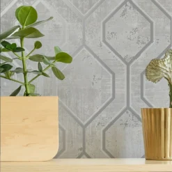 Superfresco Colours Armature Silver Wallpaper -Home Improvement 13991910 1265003726727594