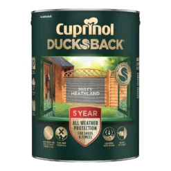 Cuprinol Ducksback Shed & Fence Paint Misty Heathland - 5L -Home Improvement 14231555 3995036400424629