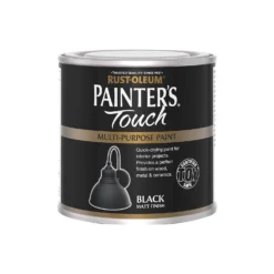 Rust-Oleum Painters Touch Matt Paint Black - 250ml -Home Improvement 14606448 1175053507713852