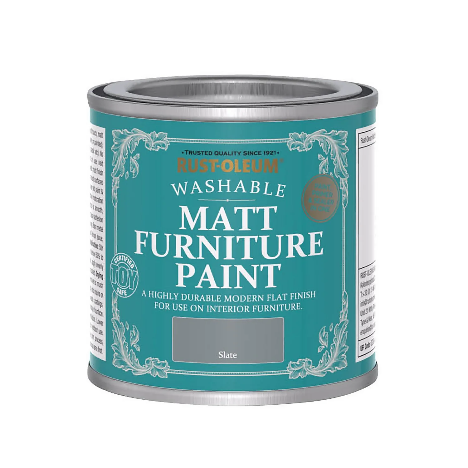 Rust-Oleum Matt Furniture Paint Slate - 125ml 5 Rust-Oleum Matt Furniture Paint Slate - 125ml - Image 3